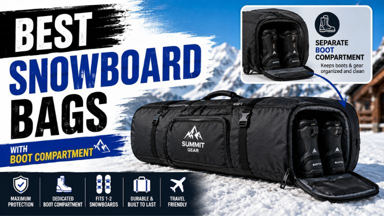best snowboard bags with boot compartment